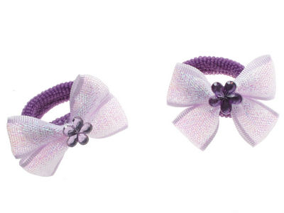 Purple Shimmer Bow Ponios