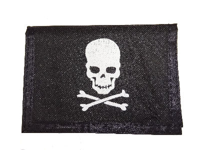 Skull and Crossbones Pirate's Wallet