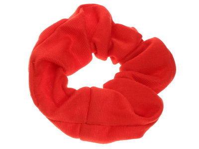 Red Jersey Scrunchie Hair Bobble
