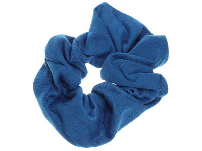 Royal Blue Jersey Scrunchie Hair Bobble