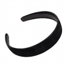 3cm Black Velvet Headband Hair Band