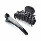 Black Claw Clamp and Hair Clip Set