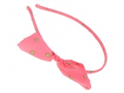 Pink Neon Bow Head Band