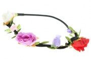 Lilac Red Garland Head Band