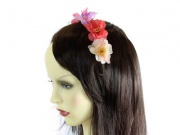 Pastel Wild Rose Flower Garland Headband