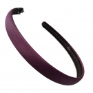 1.5cm Purple Matte Satin Headband