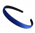 1.5cm Royal Blue Matte Satin Headband