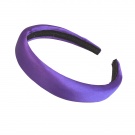 Purple Padded Satin Hair Band