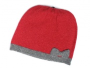 Winter Ultra Soft Bow Bella Beanie Hat - Red