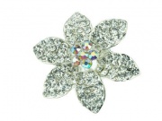 Flower Crystal Brooch