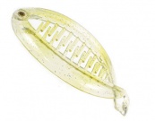 Childrens Pale Lemon Glitter Fish Clip