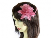 Pink Spotted Fascinator