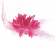 Pink Flower Hair Ponytailer/Corsage