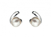 Pearl Twist Stud Earrings