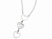 Filigree Heart Swirl Necklace