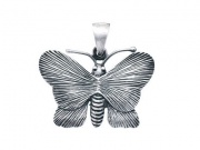 Textured Butterfly Pendant