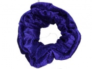 Large Purple Velvet School Scrunchie Bobble