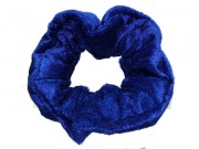 Large Royal Blue Velvet School Scrunchie Bobble