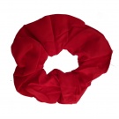 Red Satin Style Scrunchie Hair Bobble