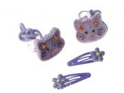 Purple Cat Hair Set
